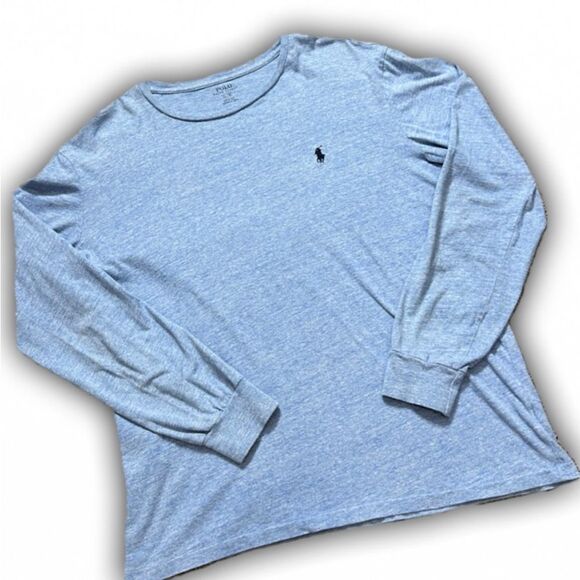 Polo Ralph Lauren Heather Blue Crewneck size Large, Casual Staple - Picture 6 of 9